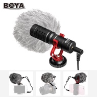 BOYA BY-MM1 Mini Cardioid Microphone Metal Electret Condensor Video Mic 3.5mm Plug for  Smartphone Ta-blet PC for  DSLR Camera Camcorder