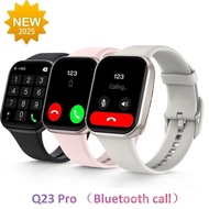 Q23Pro (Answer/Make Calls) 2025 New Square Screen Smart Watch Call Music Play Heart Rate Blood Oxyge