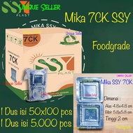 [1Box] Mika 7CK 7 CK SSY contains 5,000 pcs Mika Tray Putu Ayu Cake Talam Mochi 6cm 6 cm 6x6 cm 6x6c