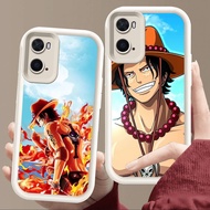 Case for OPPO A57 A77s A76 A36 A57e A96 A57s A77 Soft White E33 One Piece Ace