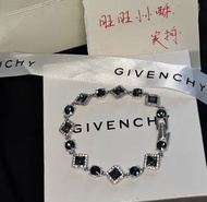 全新包郵帶禮盒！紀梵希方鑽方糖藍色手鍊