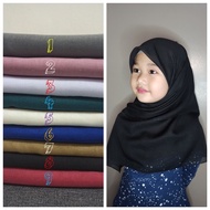 TUDUNG BAWAL COTTON BIDANG 45 DEWASA DAN KANAK - KANAK