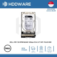 DELL 4TB 7.2K 12G SAS 3.5" 512n HDD // 0YXG4K // YXG4K // ST4000NM0025