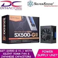 DYNACORE - SilverStone SST-SX500-G V1.1 with silent 92mm Fan &amp; Japanese Capacitors | 500W SFX Full Modular, 80+ Gold PSU