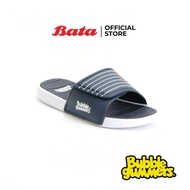 Bata Bubble Gummers รองเท้าแตะเด็กชายแบบสวม สีกรมท่า - 4619620