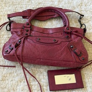 【霧色玫瑰🌹全網獨有顏色✨】Balenciaga巴黎世家 First 機車包