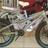 OUT OF STOCK REMAINING 1 20" BMX BIKE DISC BRAKE MAXIMUS 3322DB-3 SILVER COLOR - CHILDREN'S BMX BIKE