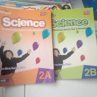 BUKU BILINGUAL SCIENCE 2A DAN 2B / Penerbit Esis