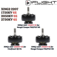 iFlight XING2 2207 1750KV 2050KV 2750KV 4S 6S FPV Motor Unibell (Black) for Nazgul Evoque F5D F5X HD