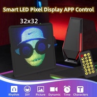 Car DIY LED Sign Screen 32x32 Led Smart Matrix Pixel Panel Lamp MobilePhone APP Control for Windshie