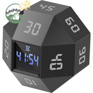 Mini 12-Sided Rechargeable Cube Timer Time Management Tool for ADHD, Study Cooking Efficiency Planni