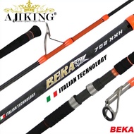 (7'0-7'6ft) Ajiking Rod Beka 15kg Max Load Spinning Fishing Rod Joran Pancing surf pantai banax daiw