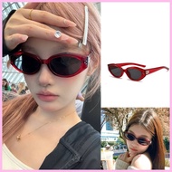 Fashion Glasses Sunglasses Oval Shape Red V31