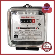 มิเตอร์ไฟฟ้าจานหมุน 2 สาย ขนาด 5(15)A 15(45)A DAI-ICHI มอก. ใครยังไม่ลอง ถือว่าพลาดมาก !! Generals G