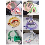 【Sent From Thailand】 70 Designs Charging Cable Case Cute Cartoon Pattern For I12 i13series Power Ada