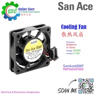 9WF0624H7D03 Sanyo Denki San Ace Cooling Fan Fanuc Servo Amp Unit DC24V 0.12A 三洋 发那科 伺服器 散热 风扇