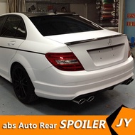 For Mercedes Benz W204 Spoiler 2008-2014 C-class C180 C200L C63 Spoiler High Quality ABS Car Rear Wi