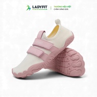 Women's Gym Grip Sole Sports Shoes – Cardio Pickleball – Pink Edge Design Gym Shoes