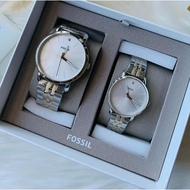 FOSSIL WATCH FOR COUPLE WITH COMPLETE PACKAGE