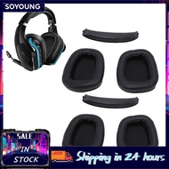 Soyoung Wisoqu Replacement Earpads Cushions Headband Cover  Ear Pad and Kit Protein Leather Memory F