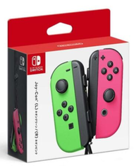 NINTENDO SWITCH JOY-CON CONTROLLERS (NEON GREEN / NEON PINK)