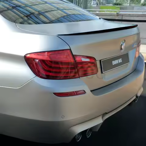 Car Styling F10 M5-Style ABS Plastic Rear Wing Lip Spoiler for BMW 5 Series 2010 2011 2012 2013 2014