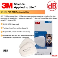 3M 5935 P3R (P95) Particulate Filter (PAIR)