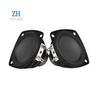 2Pcs 2.75 Inch 70.6mm Mid Bass Speaker 4Ω15W Dual Magnetic  Speaker Long Stroke Rubber Edge