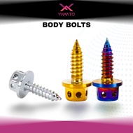 YAMATO MOTORCYCLE 1PC BODY BOLTS FLOWER TYPE 5x15/5x16