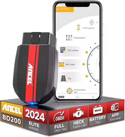 ANCEL BD200 OBD2 Automotive Scanner Bluetooth Code Reader Engine Check Battery Tester OBD2 Diagnosti