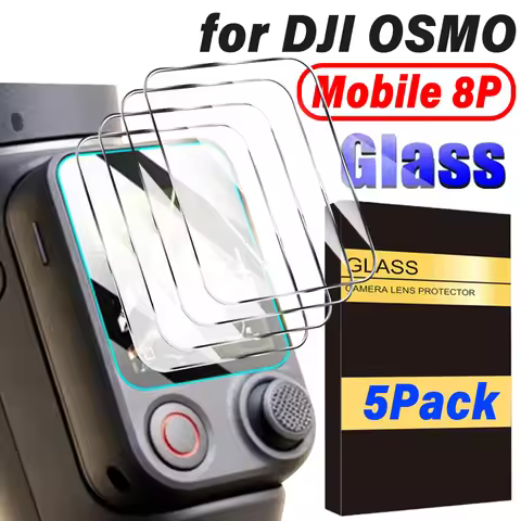 1-5Pcs 9H Tempered Glass Screen Protectors for DJI OSMO Mobile 8P HD Clear Controller Films for DJI 