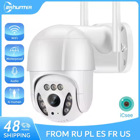 5MP Wifi IP Camera Outdoor Security Camera 5X Digital AI Human Detect P2P 2MP 3MP CCTV Video Surveil
