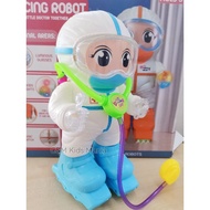 Dancing medical robot toy singing and dancing medical robot