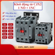 [CHÍNH HÃNG] Khởi động từ contactor CJX2-1811 2511 3211 4011 5011 220v 110V 380V 2 tiếp điểm phụ 1NO