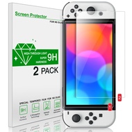 Fashion New 2Pcs Protective Glass for Nintendo Switch Oled Glass Accessories Screen Film Protector