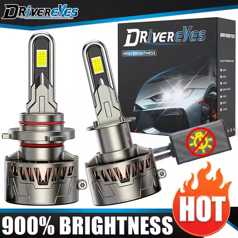 K5C H7 LED Headlights H4 Dual Beam Canbus No Error H1 H8 H9 H11 9005 HB3 HB4 9012 HIR2 H27 880 881 9