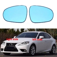 For Lexus IS IS200 IS2500 IS300 IS350 2013-2019 Rearview Mirror Lenses Exterior Side Reflective Blue