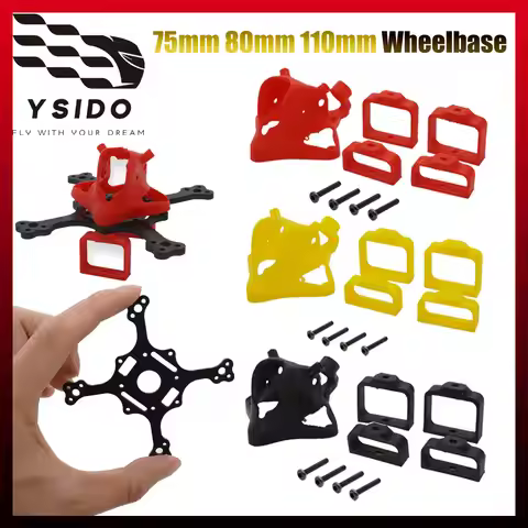 YSIDO 75mm 80mm 110mm Wheelbase FPV Drone Frame Kit Mobula6/7 1S/2S For RC FPV Freestyle Tiny Whoop 