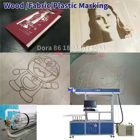 100W CO2 Laser Marking Machine Bottle Expiry Date Batch Coding Printer Laser Printer Wood Plastic Pa