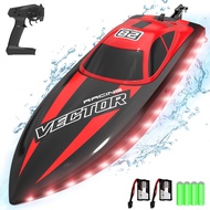 VOLANTEXRC RC Boat 20MPH Fast Remote Control Boat for Adults 2.4Ghz Toy Boat for Pools and Lake with