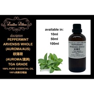 (msia) MINYAK PATI TULEN - 100% PURE E/O - PEPPERMINT ARVENSIS WHOLE EO (AUROMA/AUSTRALIA) 100%纯单方精油