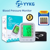 YYKG Blood Pressure Digital Monitor With Battery Smart Voice Automatic BP Monitor For Home Use