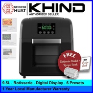 Khind 9.5L Multi Air Fryer Oven ARF9500