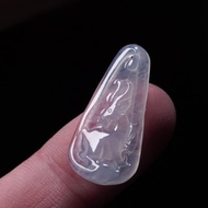 【三陽開泰】冰種翡翠巧雕山羊項鍊 | 天然緬甸玉A貨翡翠 | 送禮