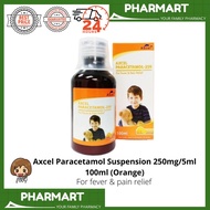 PHARMart AXCEL PARACETAMOL 250MG SYRUP 100ML FOR FEVER & PAIN RELIEF