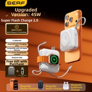 Berf | Airplane Safe 45W Fast Charging Multifunctional Magnetic Power Bank