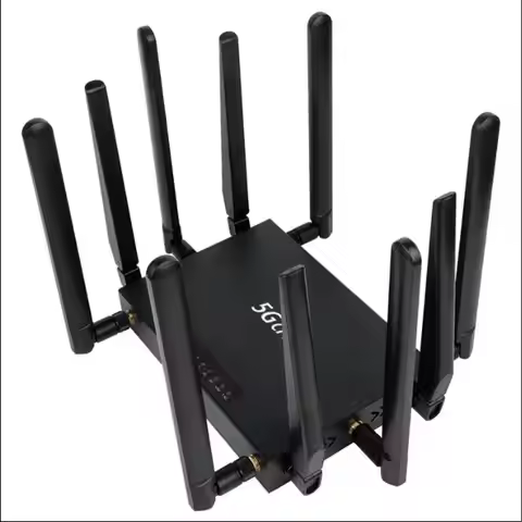 SZGJ 5G CPE WiFi Router WiFi6 High Speed 10 Antenna Dual Frequency Wireless 5G NR Router with Sim Ca