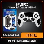 IINE PS5 Edge DualSense Edge Controller Silicone Cover Crystal Case Hard Case Cover Silicoen Soft Ca