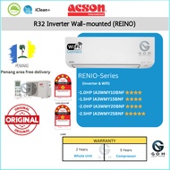 ACSON R32 Inverter Air-Conditioner RENIO(A3WMY-BNF) Inverter All 4 Star 1.0HP-2.5HP [Free Shipping(P