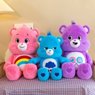 Rainbow Bear Doll Teddy Bear Plush Toy Doll Girls Sleep Companion Throw Pillow Bear Doll In Stock